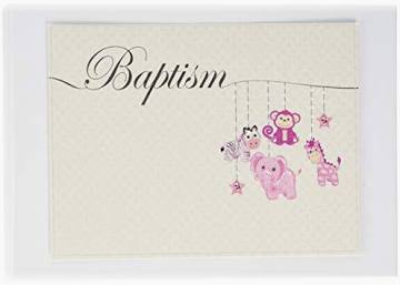 Pink Baptism Photo Album 6x4"