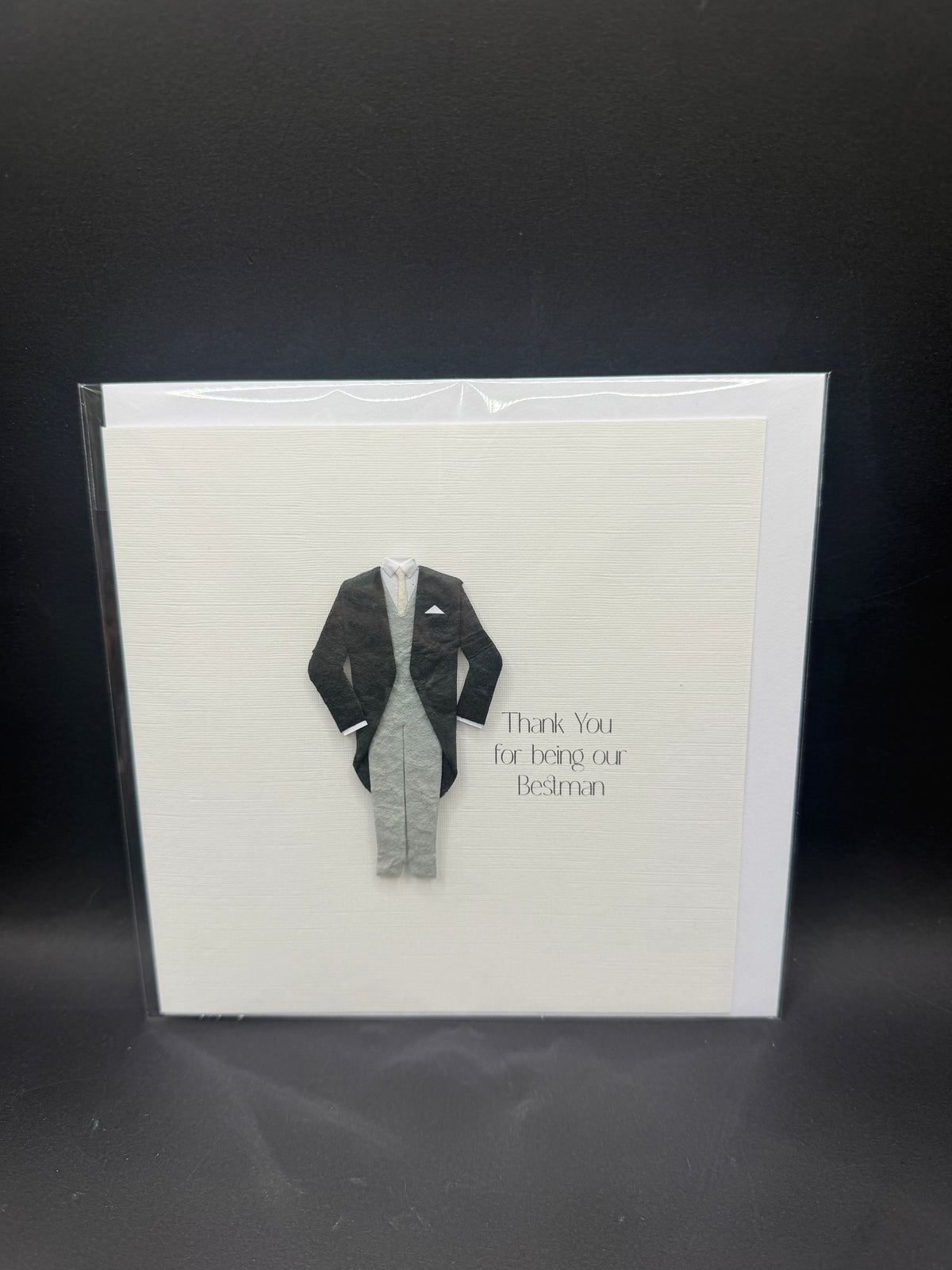Thank You For Being Our Best Man Handmade Card