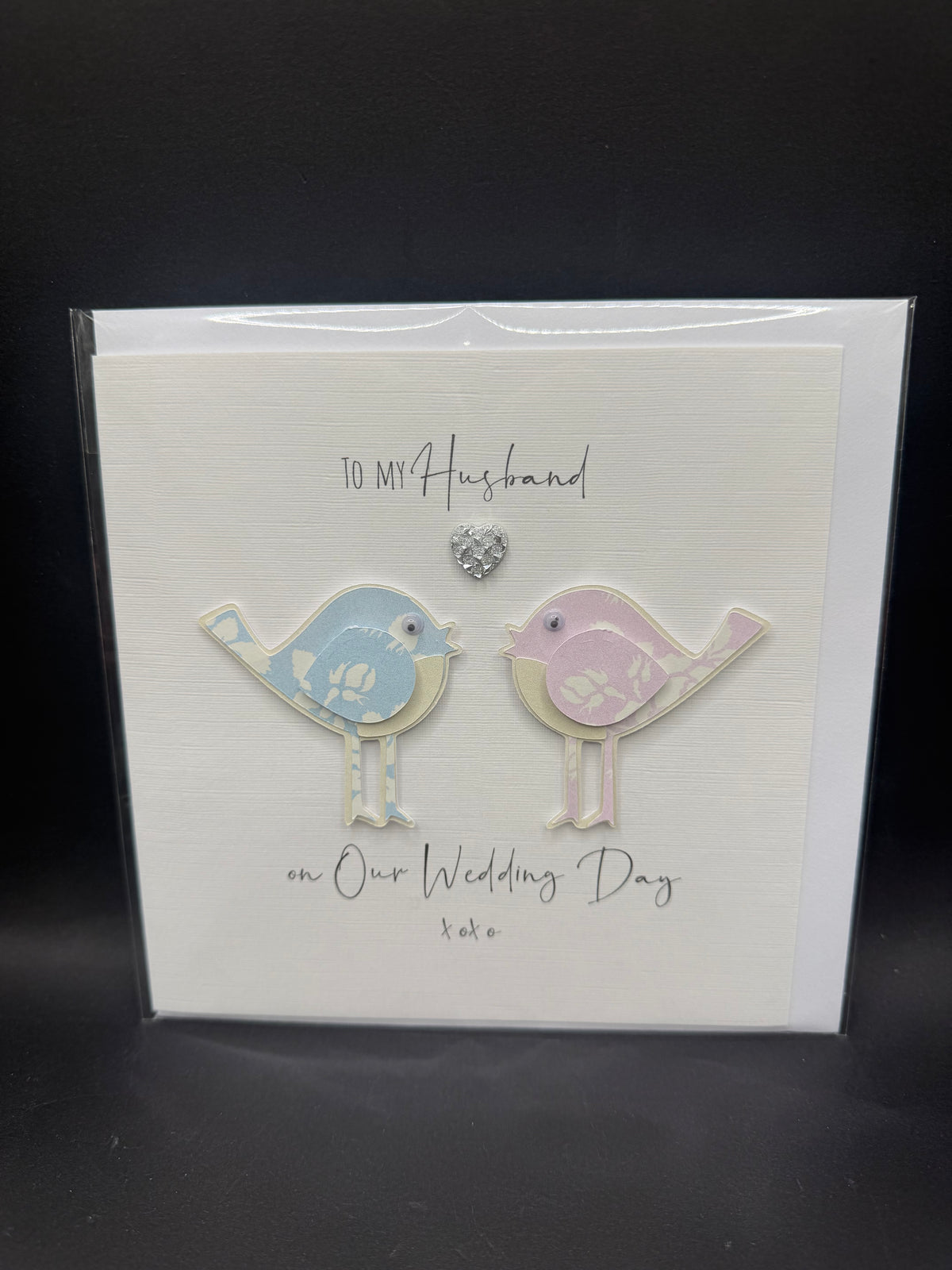 To My Husband On Our Wedding Day Handmade Card