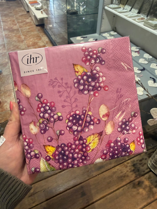 Pink Berry Lunch Napkins