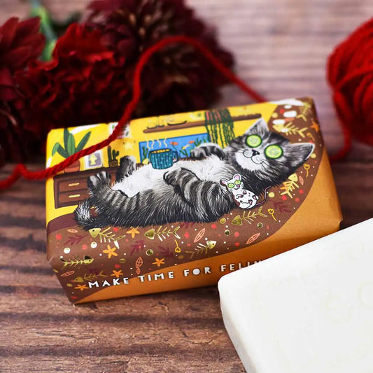 Wonderful Animals Cat Design Soap - Vegan and Cruelty Free