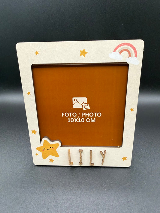 Personalised Star Photo Frame