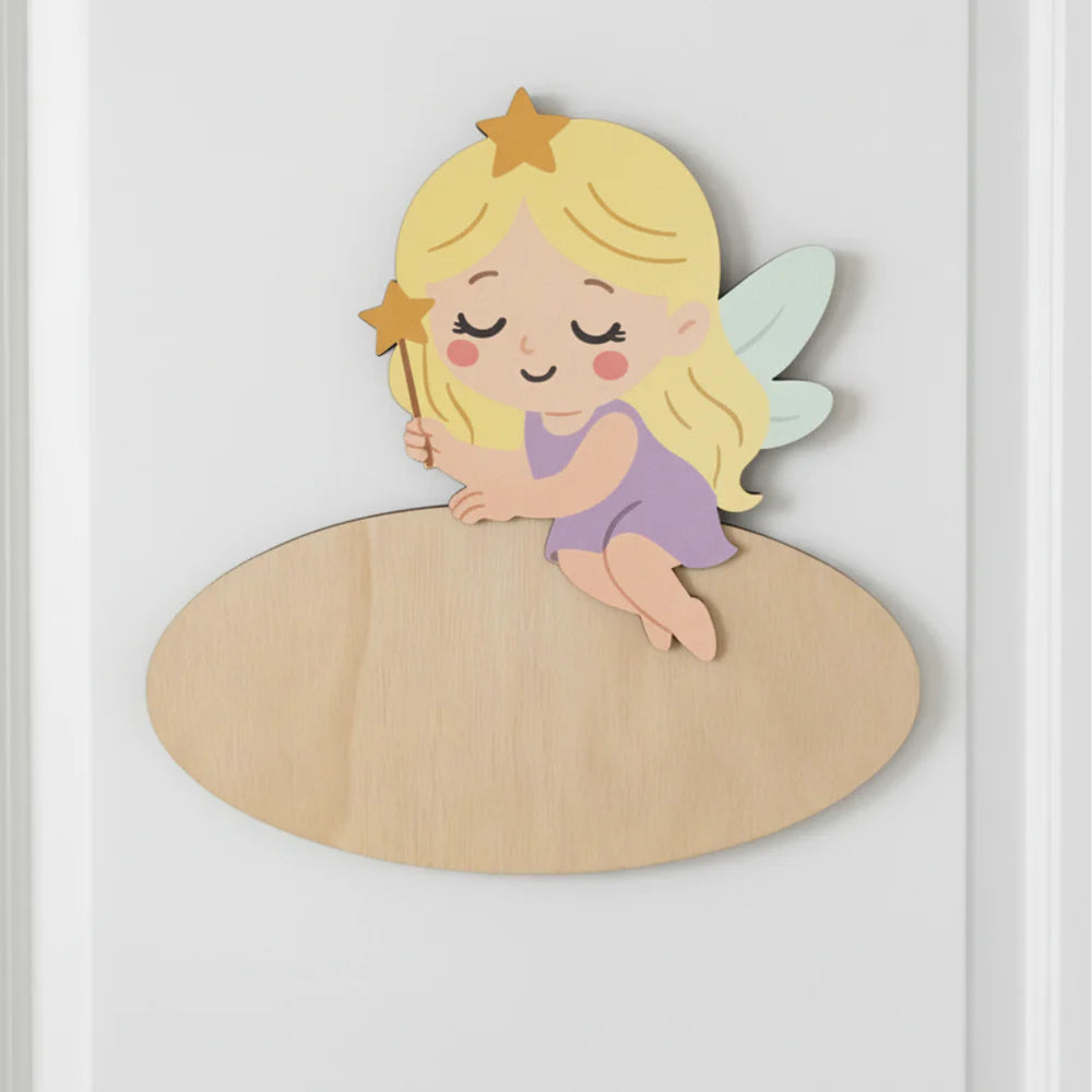 Personalised Fairy Name Plaque