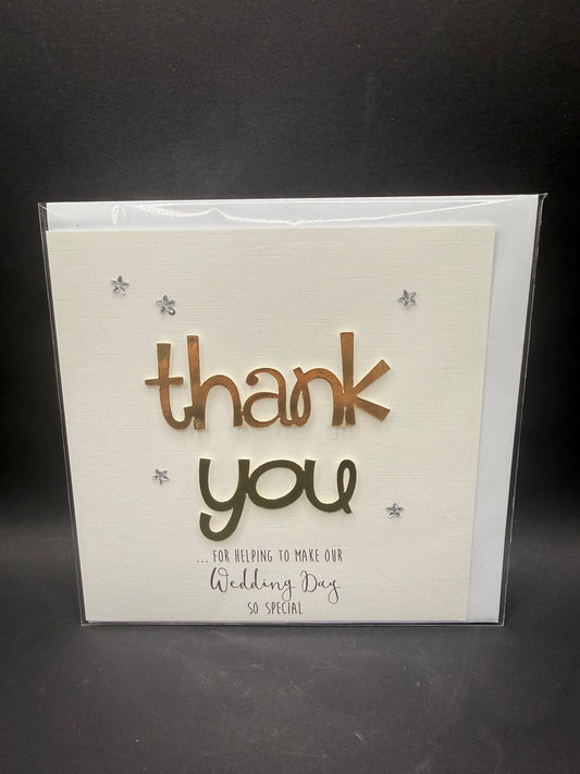 Thank You For Making Our Wedding Day Special