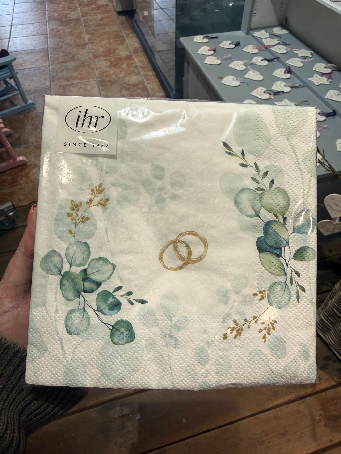 Eucalyptus Ring Lunch Napkins