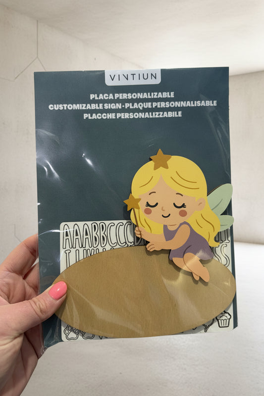 Personalised Fairy Name Plaque