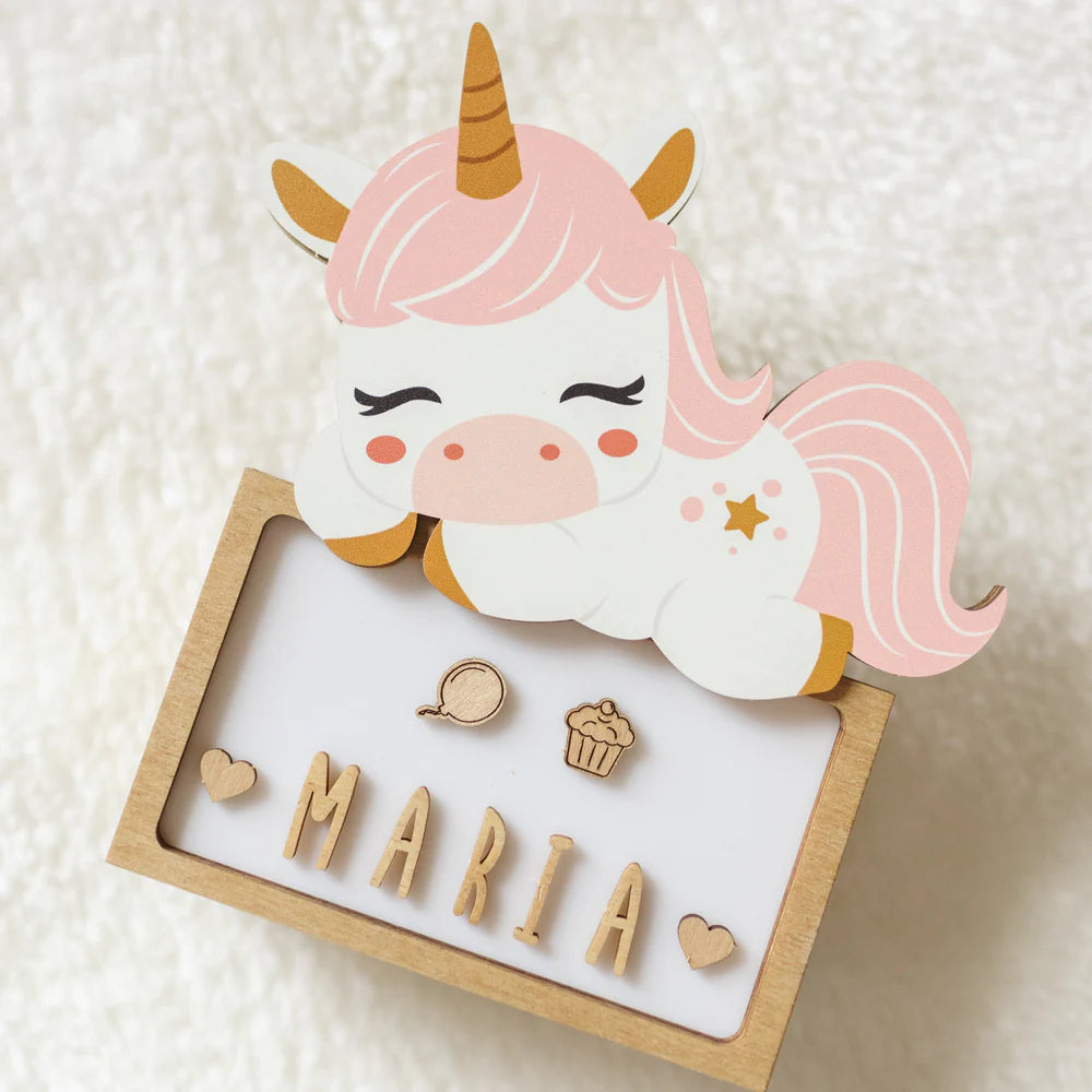 Personalised Unicorn Lamp