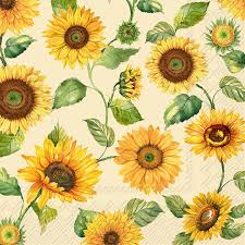 Sunflower Lunch Napkins