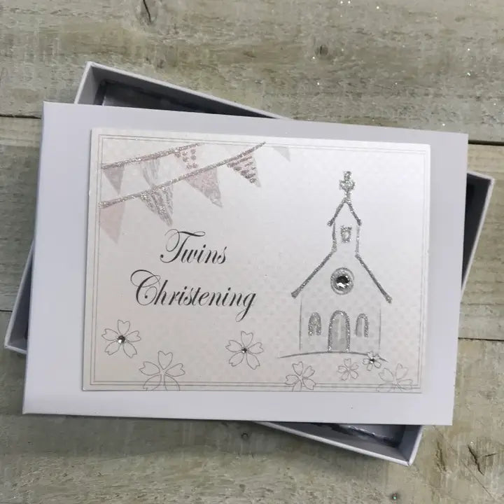 Twins Christening Photo Album 6x4"